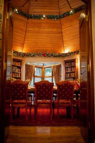 The Library At Christmas