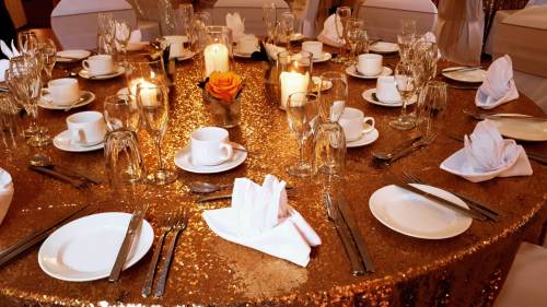 Sequin Tablecloth