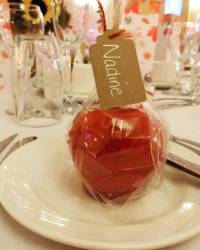 Toffee Apple Wedding Favour