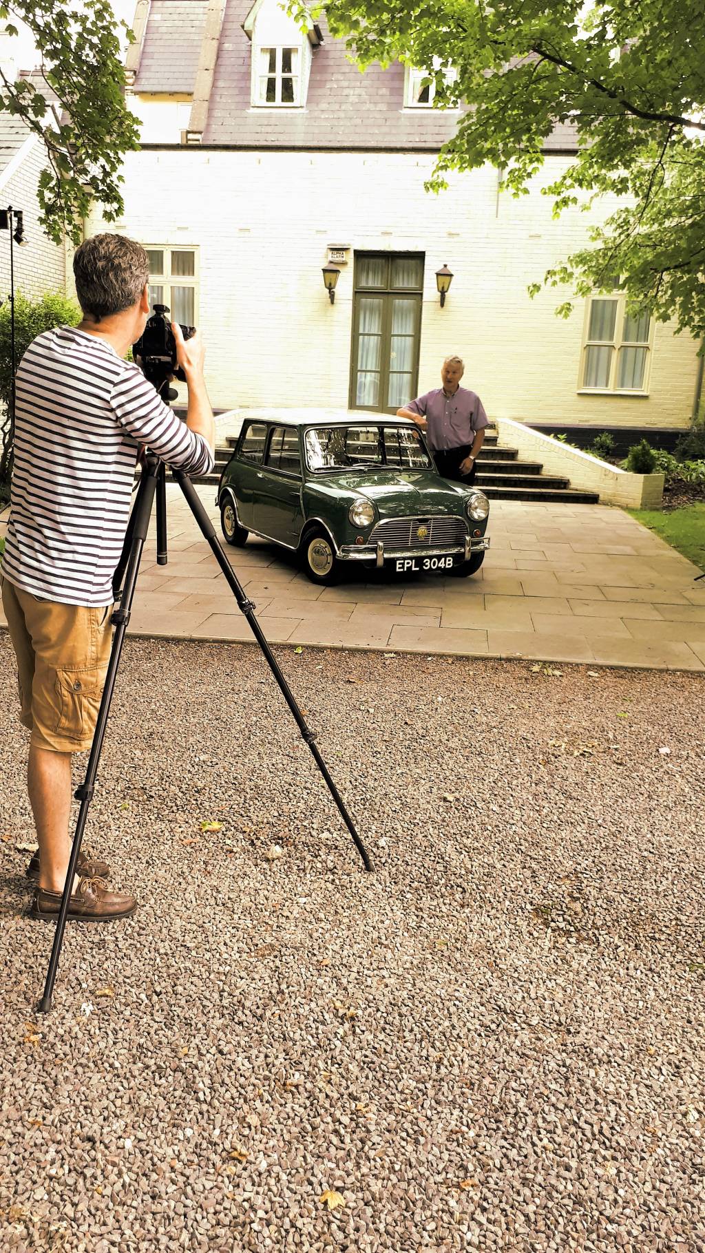 Image of 164 Austin Mini Cooper during the photoshoot